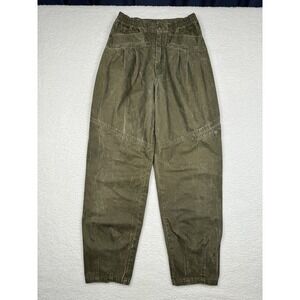 Vintage 90s Gitano Express Olive Green Pants - Women's 9 (Fits 23x28)